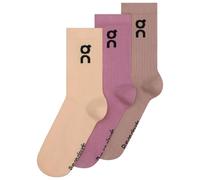 On - Logo Sock High 3-Pack - Chaussettes multifonctions - EU 43-46 - sherbet / rhodonite