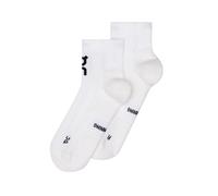 On - Lot de 2 paires de chaussettes de trail/running - Core Run Sock Mid 2P White - Taille 41-43 - Blanc Blanc 41-43
