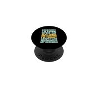 on m'a appris à réfléchir Avant de Faire de l'humour Sarcastique PopSockets PopGrip Adhésif