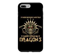 on m'a Dit qu'il y aurait des Dragons Joust Jousting Ren Faire Coque pour iPhone 7 Plus/8 Plus