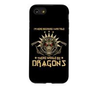 on m'a Dit qu'il y aurait des Dragons Joust Jousting Ren Faire Coque pour iPhone SE (2020) / 7/8