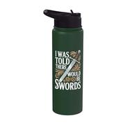 On m'a dit qu'il y aurait des épées Stainless Steel Insulated Water Bottle