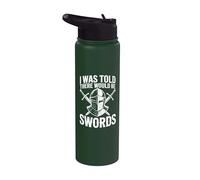 On m'a dit qu'il y aurait des épées Stainless Steel Insulated Water Bottle