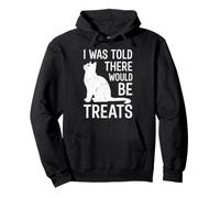 on m'a Dit qu'il y aurait des friandises Funny Cat Mom Sweat à Capuche