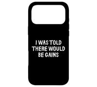 on m'a Dit qu'il y aurait des Gains Funny Gym Coque pour iPhone 17 Pro Max