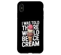 on m'a Dit qu'il y aurait des Glaces, Un été drôle Coque pour iPhone XS Max