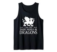 on m'a Dit qu'il y aurait Dragon Medieval Ren Faire Jousting Débardeur