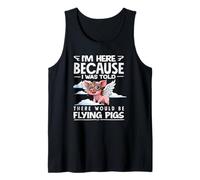 on m'a Dit qu'il y aurait Flying Pigs Aviator Débardeur