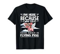 on m'a Dit qu'il y aurait Flying Pigs Aviator T-Shirt
