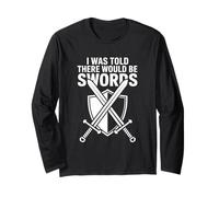 on m'a Dit qu'il y aurait Un Festival Swords Renaissance Manche Longue