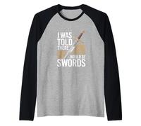 on m'a Dit qu'il y aurait Un Festival Swords Renaissance Manche Raglan