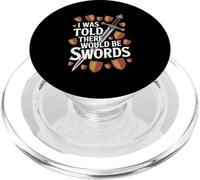 on m'a Dit qu'il y aurait Un Festival Swords Renaissance PopSockets PopGrip pour MagSafe