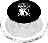 on m'a Dit qu'il y aurait Un Festival Swords Renaissance PopSockets PopGrip pour MagSafe