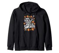 on m'a Dit qu'il y aurait Un Festival Swords Renaissance Sweat à Capuche