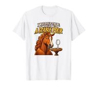 on m'a Dit qu'il y aurait Une écurie pour Un Jeu de Mots T-Shirt
