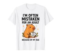 on me Prend Souvent pour Un Adulte à Cause de Mon âge Capybara T-Shirt