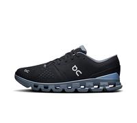 On Men's Cloud X 4 Sneaker, Black/Chambray, 9