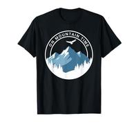 on Mountain Time Randonnée Sentiers Vintage Camping Nature Forêt T-Shirt