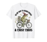 on My Way to Hoard Books and Cause Chaos Lecture Grenouille T-Shirt