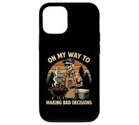 « on My Way to Making Bad Decisions » Barbecue Amusant Coque pour iPhone 12/12 Pro