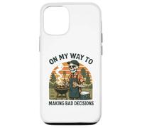 « on My Way to Making Bad Decisions » Barbecue Amusant Coque pour iPhone 12/12 Pro
