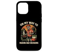 « on My Way to Making Bad Decisions » Barbecue Amusant Coque pour iPhone 12/12 Pro