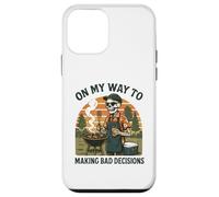 « on My Way to Making Bad Decisions » Barbecue Amusant Coque pour iPhone 12 Mini
