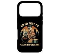 « on My Way to Making Bad Decisions » Barbecue Amusant Coque pour iPhone 17 Pro