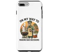« on My Way to Making Bad Decisions » Barbecue Amusant Coque pour iPhone 7 Plus/8 Plus