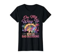 on My Way to Making Bad Decisions Cruise Vacation Funny T-Shirt Graphique avec Valeur