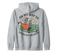 on My Way to Making Bad Decisions - Golf Amusant Golfeur Sweat à Capuche