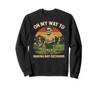 on My Way to Making Bad Decisions - Golf Amusant Golfeur Sweatshirt