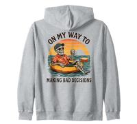 on My Way to Making Bad Decisions - Vacances à la Plage Amusantes Sweat à Capuche