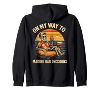 on My Way to Making Bad Decisions - Vacances à la Plage Amusantes Sweat à Capuche