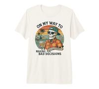 on My Way to Making Bad Decisions - Vacances à la Plage Amusantes T-Shirt Haut de Gamme