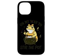 on My Way to Stir The Pot Frog Coque pour iPhone 14