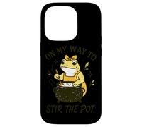 on My Way to Stir The Pot Frog Coque pour iPhone 14 Pro