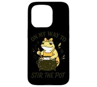 on My Way to Stir The Pot Frog Coque pour iPhone 15 Pro