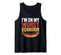 on My Wurst Behavior Oktoberfest Funny German American Humor Débardeur