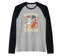 on My Wurst Behavior Oktoberfest Funny German American Humor Manche Raglan