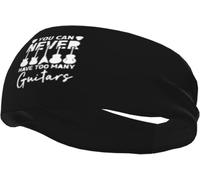on n'a jamais Assez de Guitares ! Bandeau Anti-Transpiration athlétique à séchage Rapide, Bandeau Tendance pour Hommes et Femmes, Style Basketball.