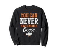 on n'a Jamais Assez D'oies Amoureux Mignon Animaux Oie Sweatshirt