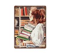 On n'arrête pas d'acheter des livres juste parce qu'il n'y a plus d'espace d'étagère affiche en métal étain signe rétro fer peinture jardin garage cuisine plaque pour hommes cave bar café boutique sal