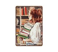 On n'arrête pas d'acheter des livres juste parce qu'il n'y a plus d'espace d'étagère affiche en métal étain signe rétro fer peinture jardin garage cuisine plaque pour hommes cave bar café boutique sal