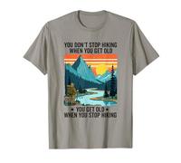 on n'arrête Pas de Faire de la randonnée Quand on vieillit, on vieillit T-Shirt