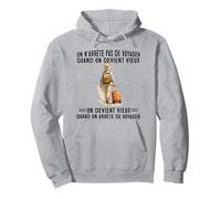 on n'arrête Pas de Voyager Quand on Devient Vieux on Devient Sweat à Capuche