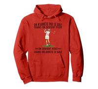 on n'arrête Pas Le Golf Quand on Devient Vieux on Devient Sweat à Capuche