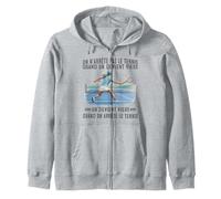 on n'arrête Pas Le Tennis Quand on Devient Vieux on Devient Sweat à Capuche