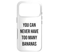 on ne Mange jamais trop de Bananes Coque pour iPhone 17 Pro