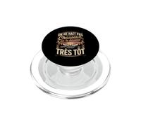 on Ne Naît Pas Chasseur on Le Devient Très Tôt PopSockets PopGrip pour MagSafe